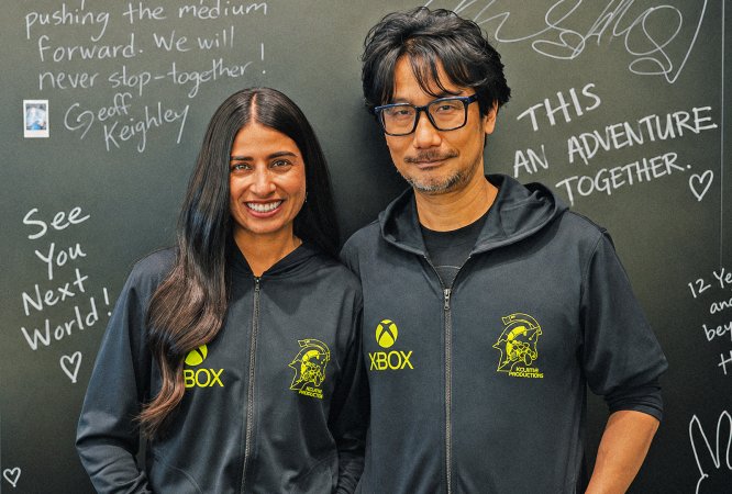 Asha Sharma incontra Hideo Kojima