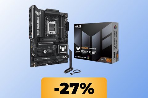 La scheda madre ASUS TUF B850-PLUS è in offerta su Amazon: risparmia con lo sconto del 27%