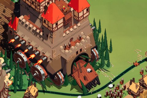 Wanderburg, il roguelike dove comandiamo un castello semovente