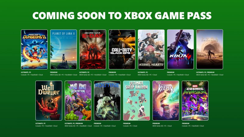 I nuovi arrivi su Game Pass tra fine settembre e inizio ottobre