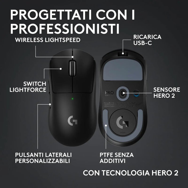 Mouse Logitech G PRO X SUPERLIGHT 2c