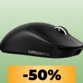 Il mouse Logitech G PRO X SUPERLIGHT 2c è al minimo storico su Amazon