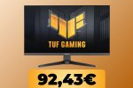 Il monitor ASUS TUF FHD da 24,5" e 200 Hz è al minimo storico su Amazon