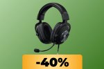 Le cuffie da gaming Cuffie Logitech G Pro X SE sono in promo su Amazon: acquistale scontate del 40%