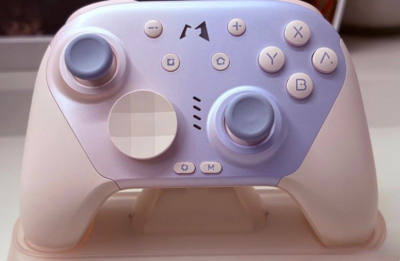 Un colore sicuramente peculiare, non è sbagliato dire che potrebbe rappresentare - almeno a livello cromatico - il pad ideale per le videogiocatrici di Switch 2