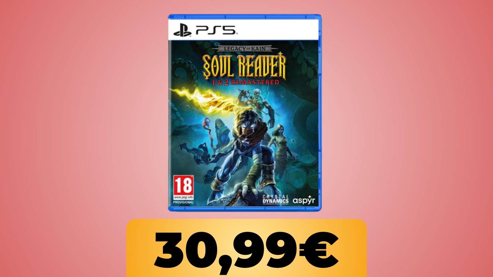 Legacy of Kain: Soul Reaver 1 & 2 Remastered Deluxe per PS5 è al minimo storico