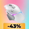 Il mouse Logitech G502 X PLUS è su Amazon al minimo storico: risparmia circa 64 €