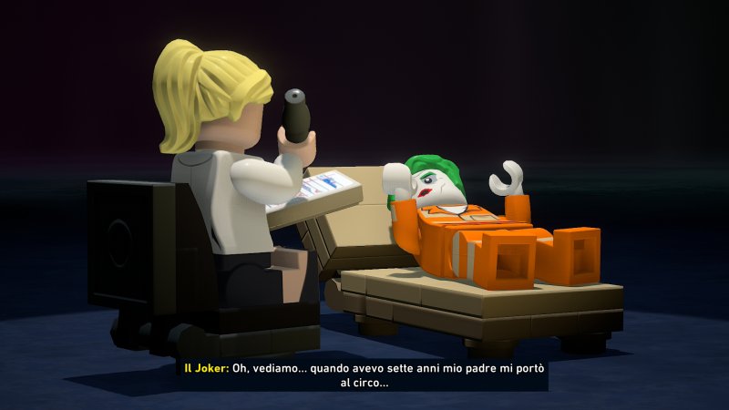 Una normale seduta tra la dottoressa Harleen Quinzel e Il Joker