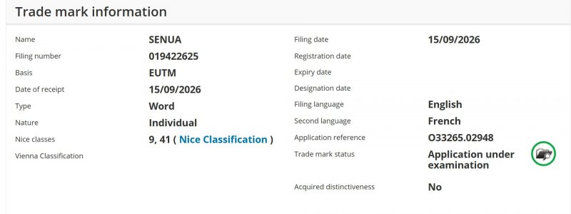 Il trademark di Senua