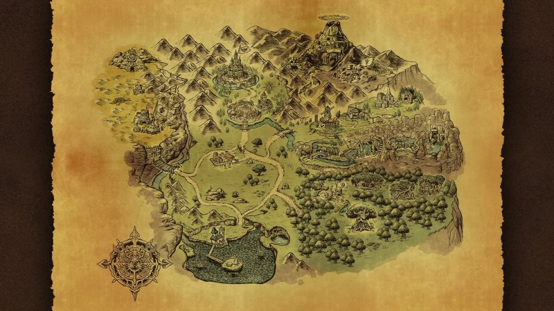 La nuova mappa di Zelda: Ocarina of Time Remake