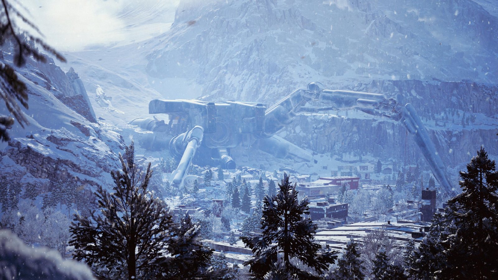 Snow scenes in the new Arc Raiders expansion pack