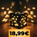 Questa lampada ispirata a Minecraft costa pochissimo ed è perfetta per la tua postazione