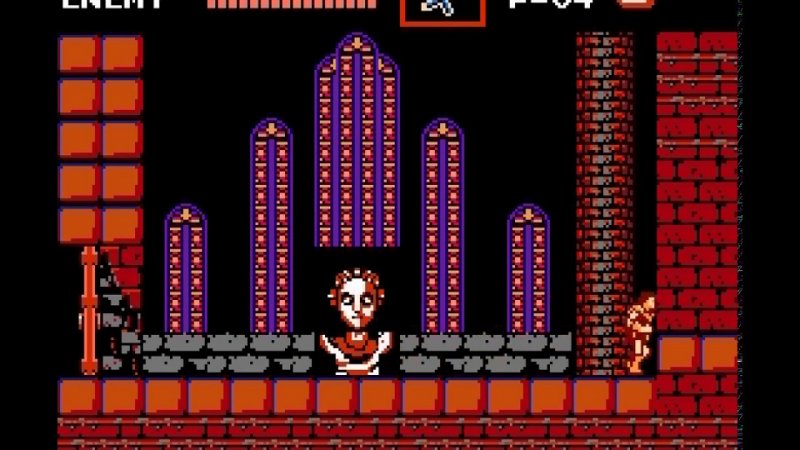 Simon in una delle sale del maniero di Dracula