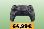Il controller DualSense Gray Camouflage per PS5 costa 10 € in meno su Amazon