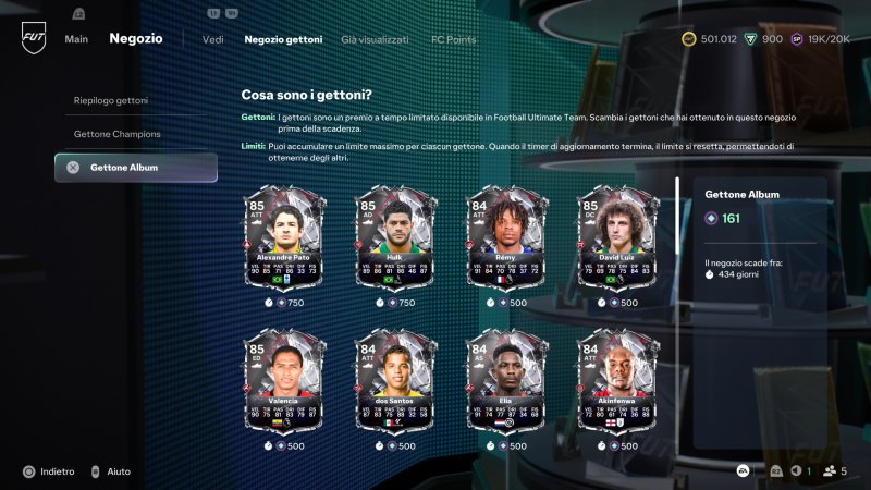 Alcuni degli Hall of FUT disponibili. Il nostro consiglio è di puntare sui tre brasiliani