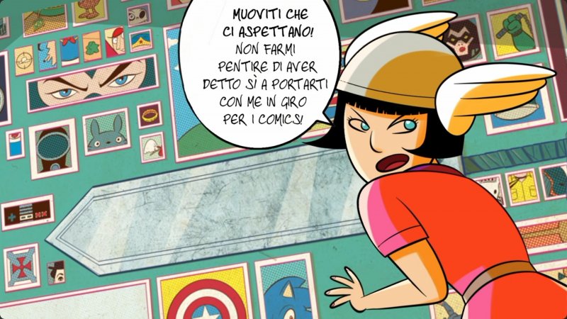 Anche la storia del videogioco Luke & Clea è ambientata durante i giorni del Lucca Comics & Games