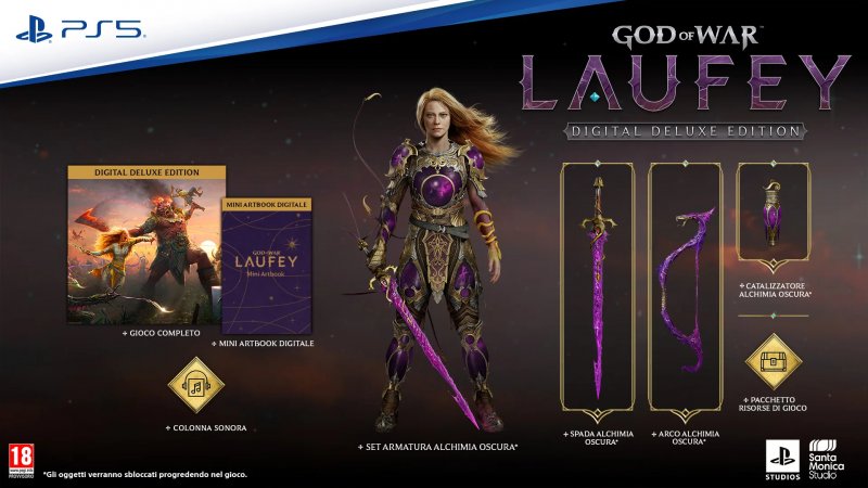 L'edizione Deluxe di God of War Laufey