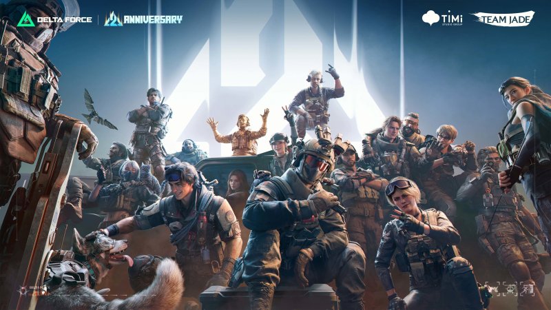 Artwork celebrating Delta Force's second birthday