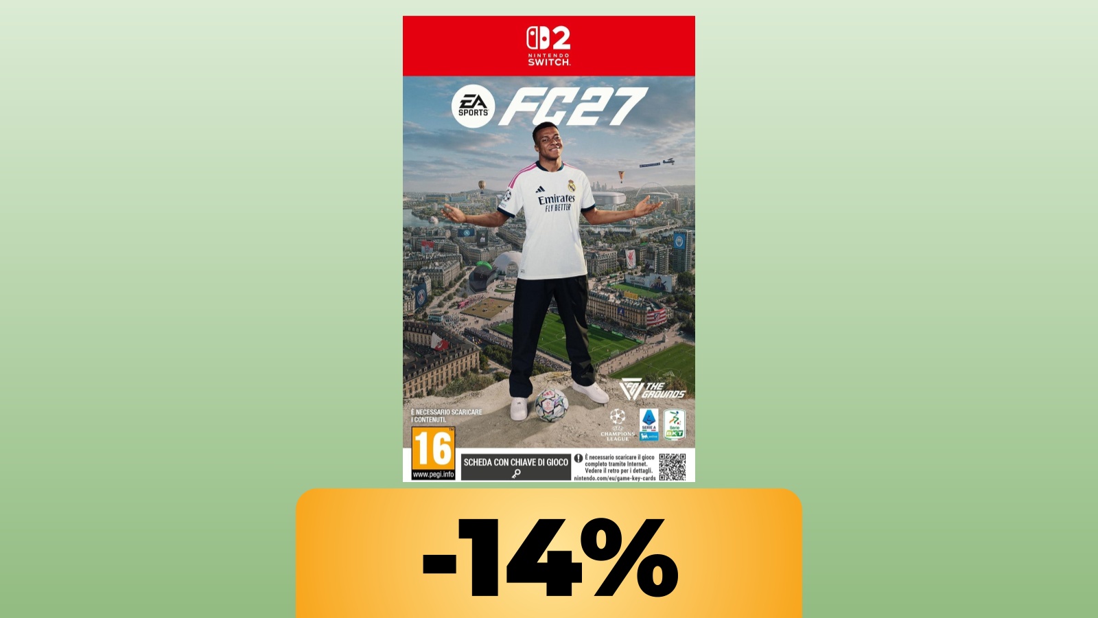 EA Sports FC 27 per Nintendo Switch 2 costa già 10 € in meno ed è al minimo storico