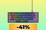La tastiera meccanica da gaming GXTrust è in sconto del 41% su Amazon: acquistala al minimo storico