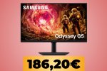 Il monitor Samsung Odyssey G5 QHD da 27" e 180Hz è su Amazon al minimo storico