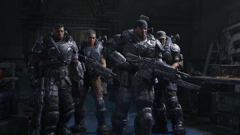 L'appena nata Squadra Bravo in Gears of War: E-Day