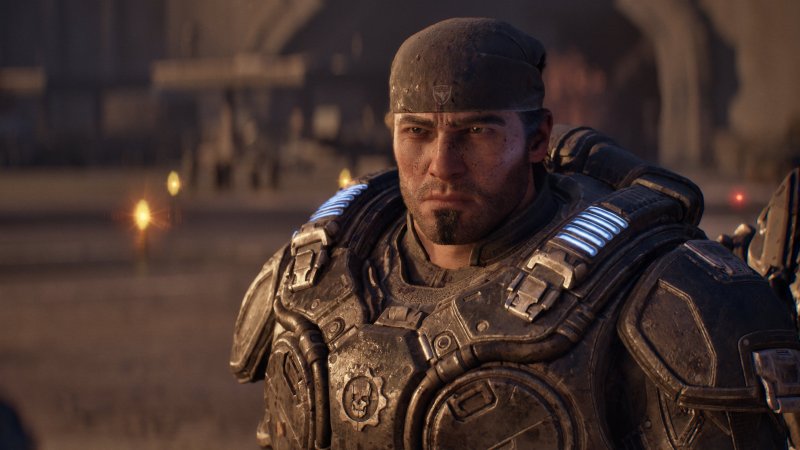 Marcus in Gears of War: E-Day
