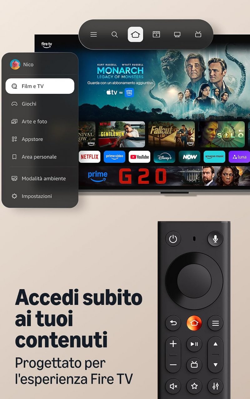Telecomando Fire TV