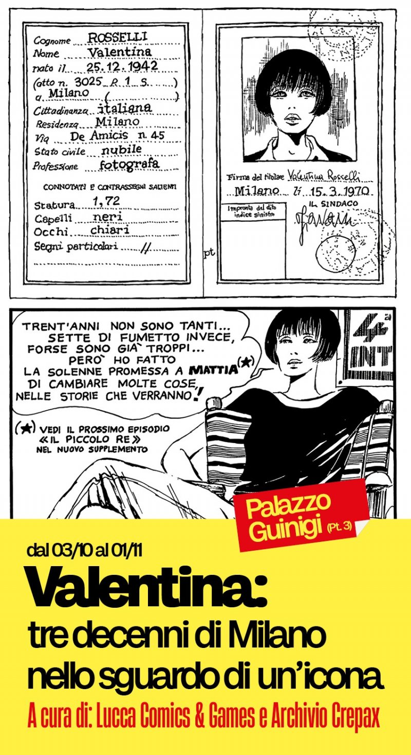 Tavole di Valentina, di Guido Crepax