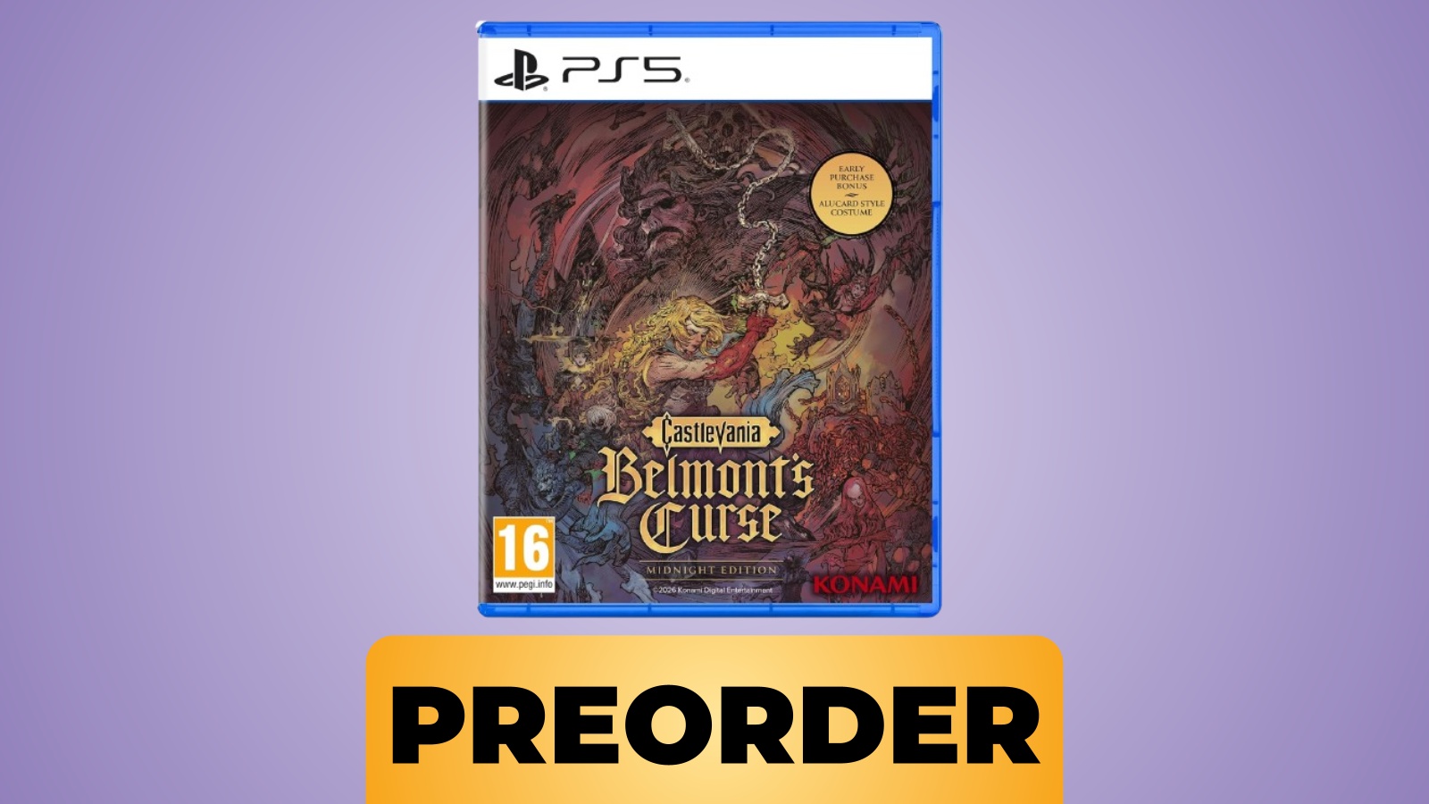 Ultimi giorni per effettuare il pre-order di Castlevania: Belmont’s Curse direttamente su Amazon