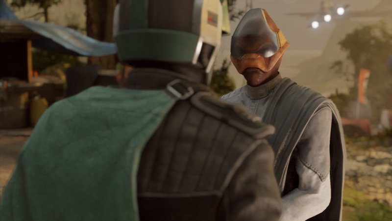 Shade si confronta con Kestar Bool in Star Wars: Galactic Racer