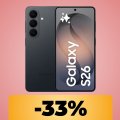 Lo smartphone Galaxy S26 costa 337 € in meno su Amazon: Offerta Prime anticipata