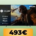 TV Philips 4K UltraHD da 75' al minimo storico su Amazon: offerta Prime anticipata