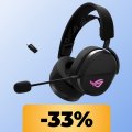 Le cuffie ASUS ROG Pelta sono su Amazon al minimo storico: comfort, tripla connettività e suono immersivo