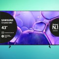 Samsung Crystal UHD 43' scende a 257,21 € per la Festa delle Offerte Prime