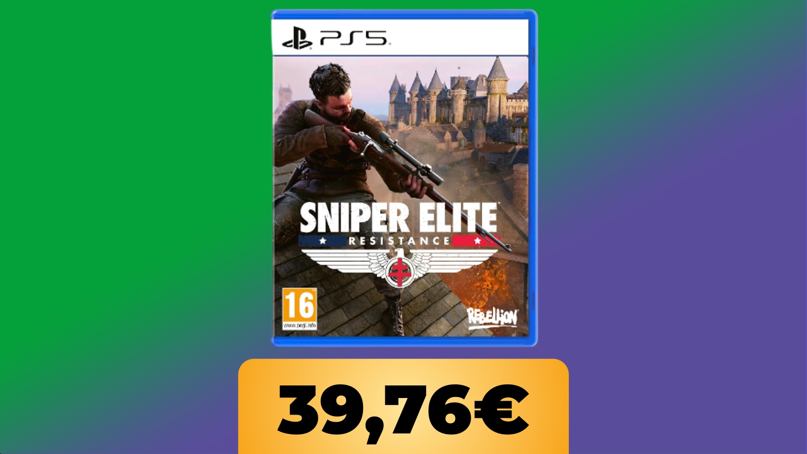 Sniper Elite: Resistance - Deluxe Edition per PS5 costa 50 € in meno per le Offerte Prime