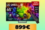 LG QNED evo AI MiniLED da 65" costa 500 € in meno per le Offerte Prime