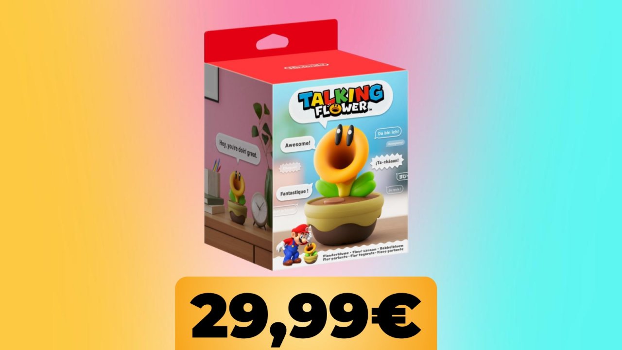 Il fiore parlante è disponibile su Amazon: un gadget in grado di ...