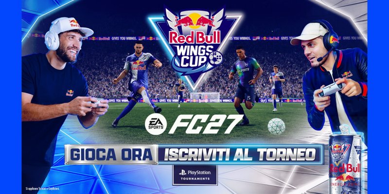 La grafica promozionale del Red Bull Wings Cup