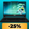 Il notebook da gaming MSI Cyborg 15 con RTX 5060 è al minimo storico su Amazon