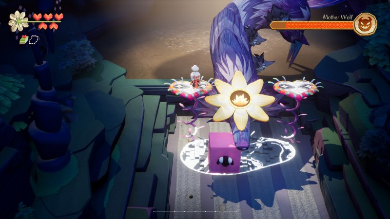 La prova si è conclusa con una boss battle strutturata come un grosso enigma principalmente