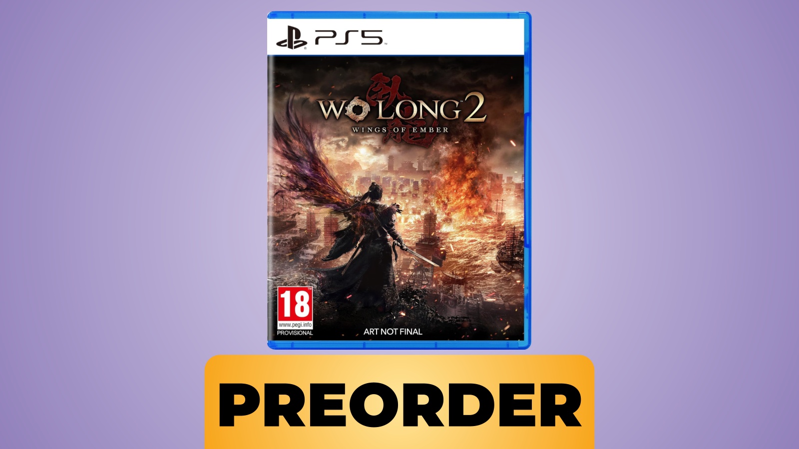 Wo Long 2: Wings of Ember per PS5 è disponibile in preordine su Amazon