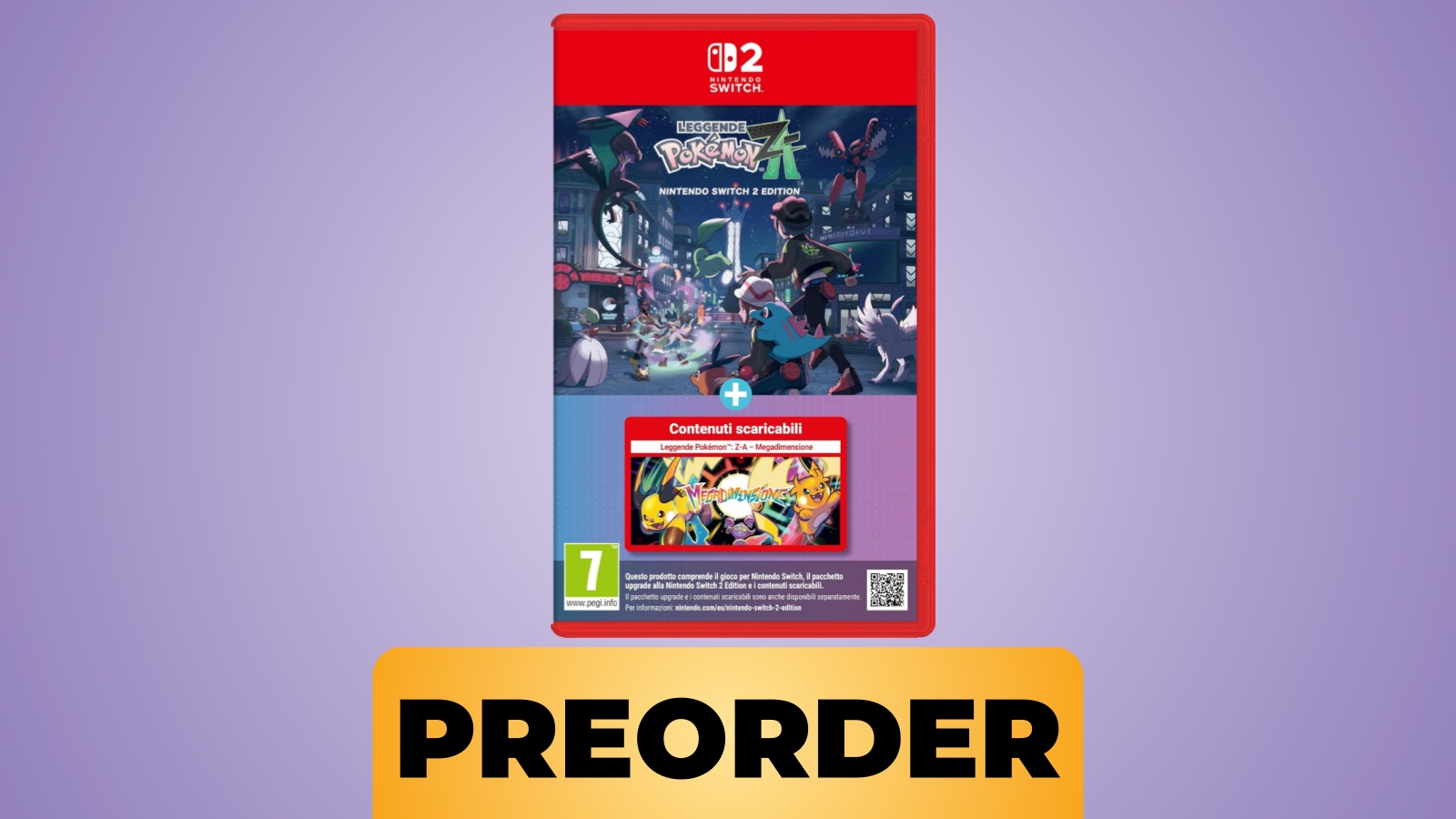 Il bundle Leggende Pokémon: Z-A + Megadimensione per Switch 2 è in preordine su Amazon