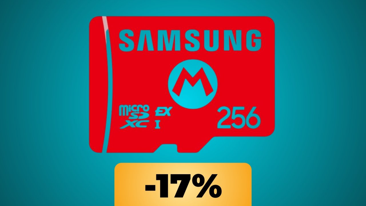 La microSD Samsung compatibile con Nintendo Switch 2 da 256GB è in offerta su Amazon (quasi) al minimo storico
