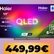Il televisore Haier H6 QLED da 55" scende al minimo storico su Amazon
