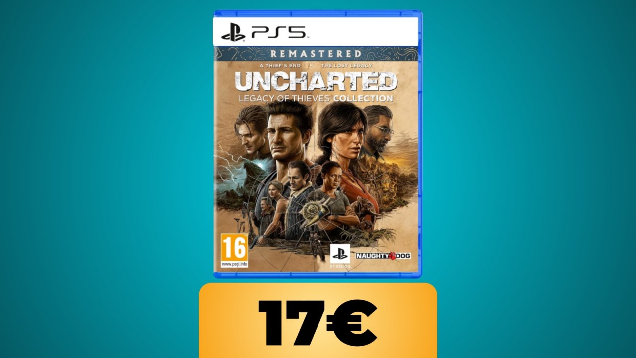 Uncharted: Raccolta L'eredità dei ladri per PS5 è al minimo storico: due avventure da recuperare