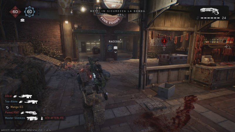 La modalità Conquista sulla mappa Mercato di Gears of War: E-Day