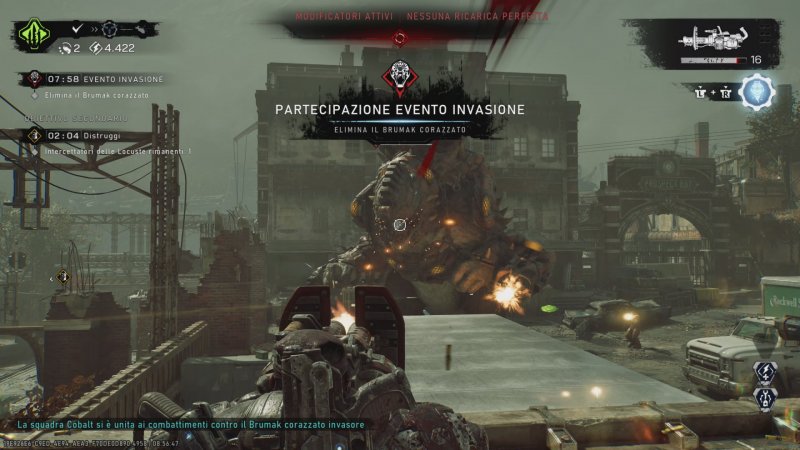 Uno degli eventi speciali di Horde Siege in Gears of War: E-Day