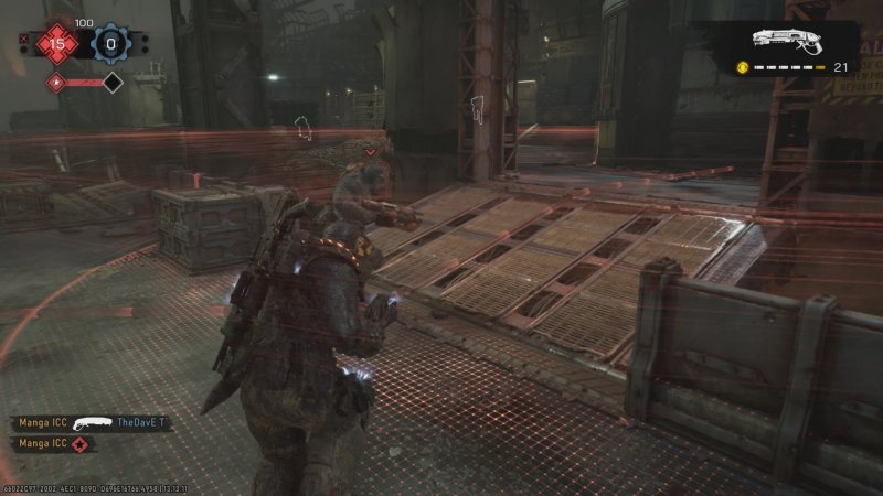 Una sequenza dal Versus di Gears of War: E-Day