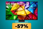 La smart TV LG da 55" con tecnologia Mini RGB è in sconto del 57% su Amazon: acquistala al minimo storico